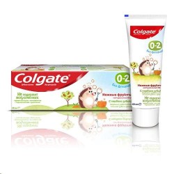 Зубная паста детская, Colgate (Колгейт) 40 мл 0-2 без фторида нежные фрукты
