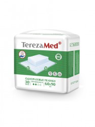 Пеленки одноразовые, Terezamed (Терезамед) р. 60смх90см 30 шт нормал
